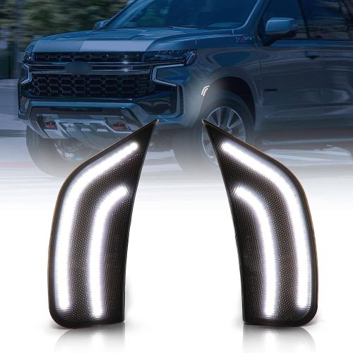 White Side Marker Lights For 2021-up Cadillac Escalade Chevy Suburban GMC Yukon White Side Marker Lights For 2021-up Cadillac Escalade Chevy Suburban GMC Yukon
