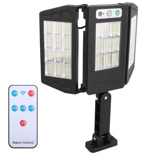 Solar Wall Light Outdoor 264Pcs LED Beads PIR Motion Sensor Remote Control Wireless Lamps IP45 Waterproof Lighting for Garage Front Door Garden Pathwa Solar Wall Light Outdoor 264Pcs LED Beads PIR Motion Sensor Remote Control Wireless Lamps IP45 Waterproof Lighting for Garage Front Door Garden Pathwa
