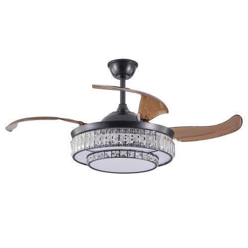 Modern LED Retractable Ceiling Fan With Light And Remote Control Unavailable Platform- Temu Modern LED Retractable Ceiling Fan With Light And Remote Control Unavailable Platform- Temu