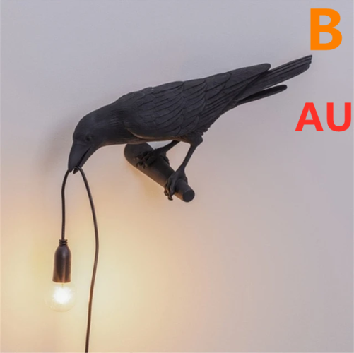 Creative Auspicious Bird Resin Wall Lamp Decoration Creative Auspicious Bird Resin Wall Lamp Decoration